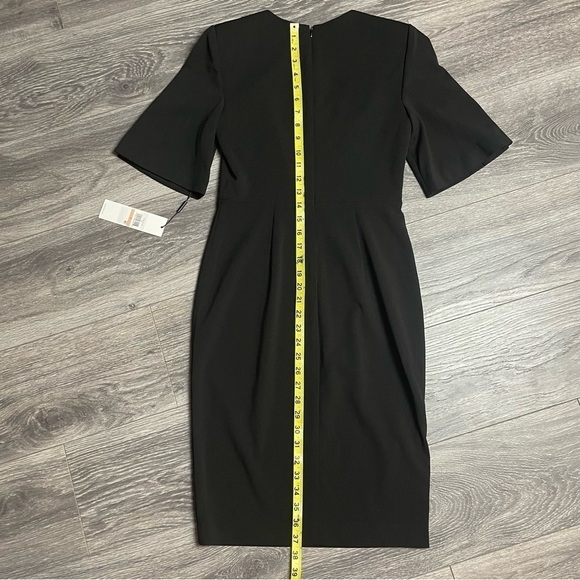Calvin Klein A-Line Sheath Dress with Button Detail Size 2 0134 - Picture 6 of 11